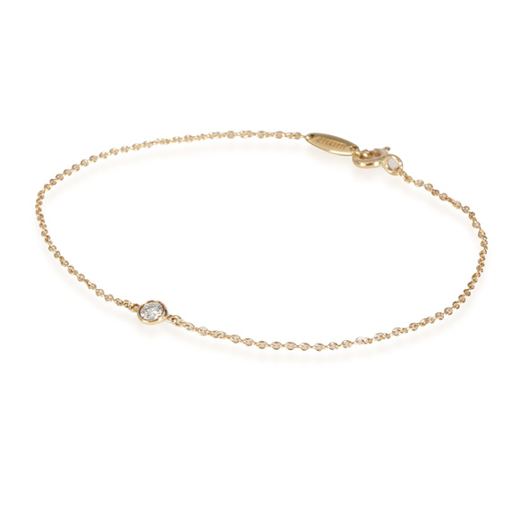 Tiffany & Co. Elsa Peretti Bracelet in 18k Yellow Gold 0.08 CTW - Picture 4 of 4